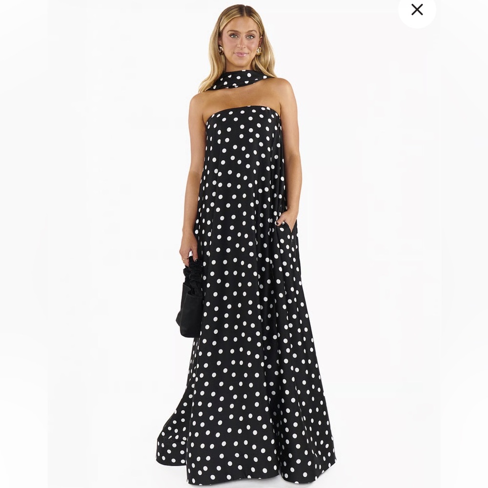 Show Me Your Mumu Tinsley Tube Dress Polka Dots
